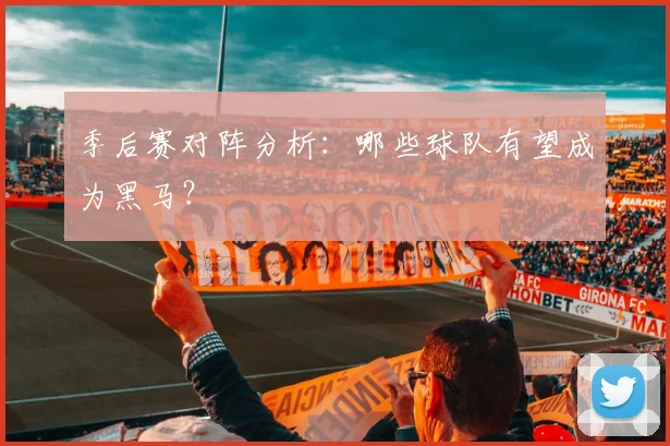 季后赛对阵分析：哪些球队有望成为黑马？